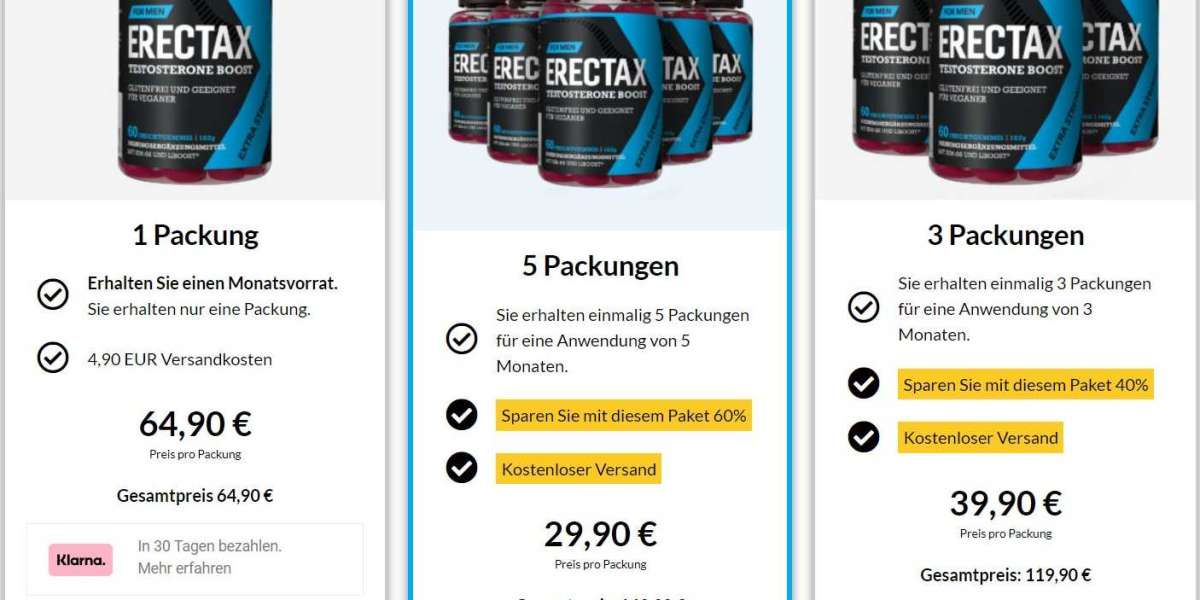 Erectax Testosterone Booster DE, AT, CH Bewertungen [Aktualisiert 2025]